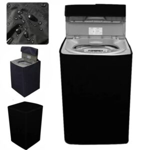 Single Washing Machine Cover - Parachute Type (High Quality) Waterproof (Random Color)
