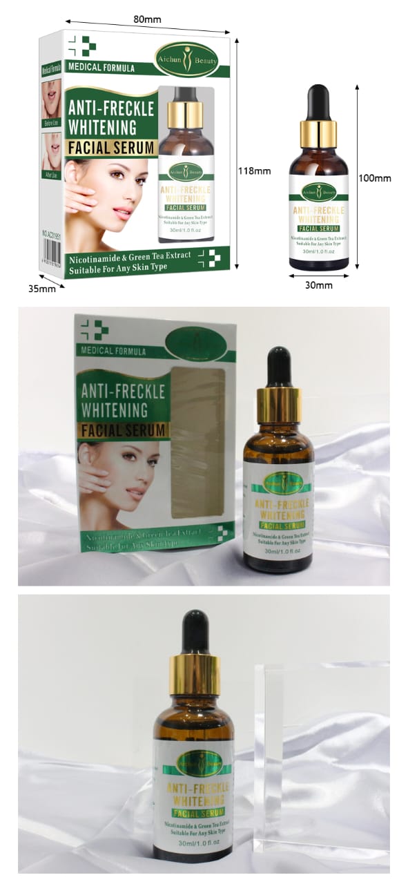 AICHUN BEAUTY Facial Serum Anti-Freckle Essence Nicotinamide Green Tea Extract Moisturizing Smooth Delicate 30ml | 1 Fl.oz - Image 3