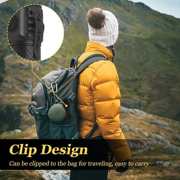 1 Pc Small LED Torch, Rechargeable Torch, 5 Lighting Modes Waterproof Handheld Flashlights for Power Cuts, Camping, Hiking, Outdoor - Image 5