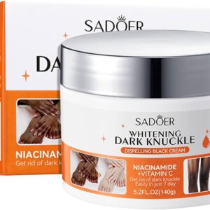 Sadoer 7days Vitamin C Whitening Dark Knuckle Black Knee Cream Niacinamide Vitamin C Dark Spot Corrector Remover 140g