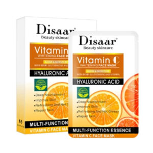 Pack of 10 DISAAR Whitening Vitamin C Moisturizing Facial Mask 25ml
