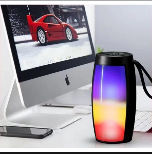 1202 Wireless Bluetooth Speakers Home Outdoor Portable Small Speaker Subwoofer Car Audio Bass MP3 Player Sound System LED Lights - Image 4