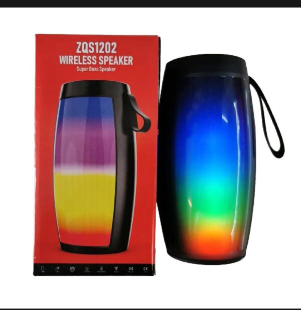 1202 Wireless Bluetooth Speakers Home Outdoor Portable Small Speaker Subwoofer Car Audio Bass MP3 Player Sound System LED Lights - Image 7