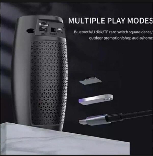 1202 Wireless Bluetooth Speakers Home Outdoor Portable Small Speaker Subwoofer Car Audio Bass MP3 Player Sound System LED Lights - Image 8