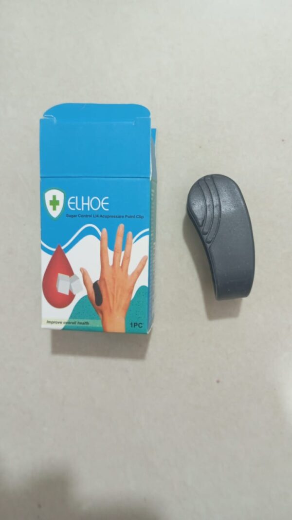 Sugar Control LI4 Acupressure Point Clip Wearable – Supporting Acupressure Relaxation, Stress Alleviation, Tension Relief and Headache Relief Hand Clip Migraine Pressure Point Clip - Image 2