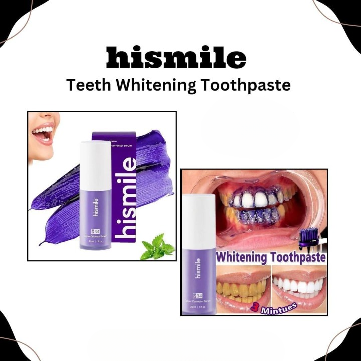 Teeth Brightening Hismiles V34 Colour Corrector Serum - 30ml | Best Quality Serum For Teeth Brightening - Image 3