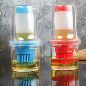 Extruded Silicone Oil Brush Bottle BBQ Brush Kitchen Tool For Cooking (random color)