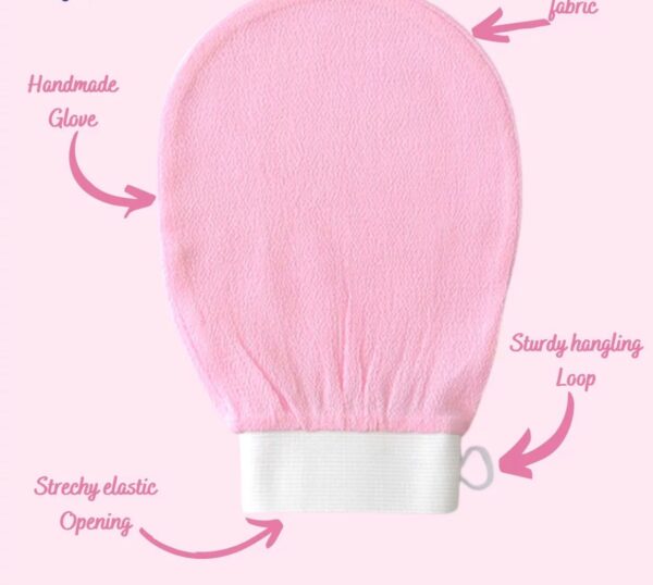Hammer Moroccan Exfoliating Gloves  - Dead Skin Remover - Exfoliating Bath Washcloth Scrub Mitt for Body - Exfoliating Massage Mitt Back Scrubber Glove - Each (Random Color)