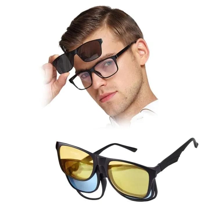 5 in 1 Magic Vision Stylish Sunglass With Quick-change Magnet Lenses | 5 Different Colors - Image 8