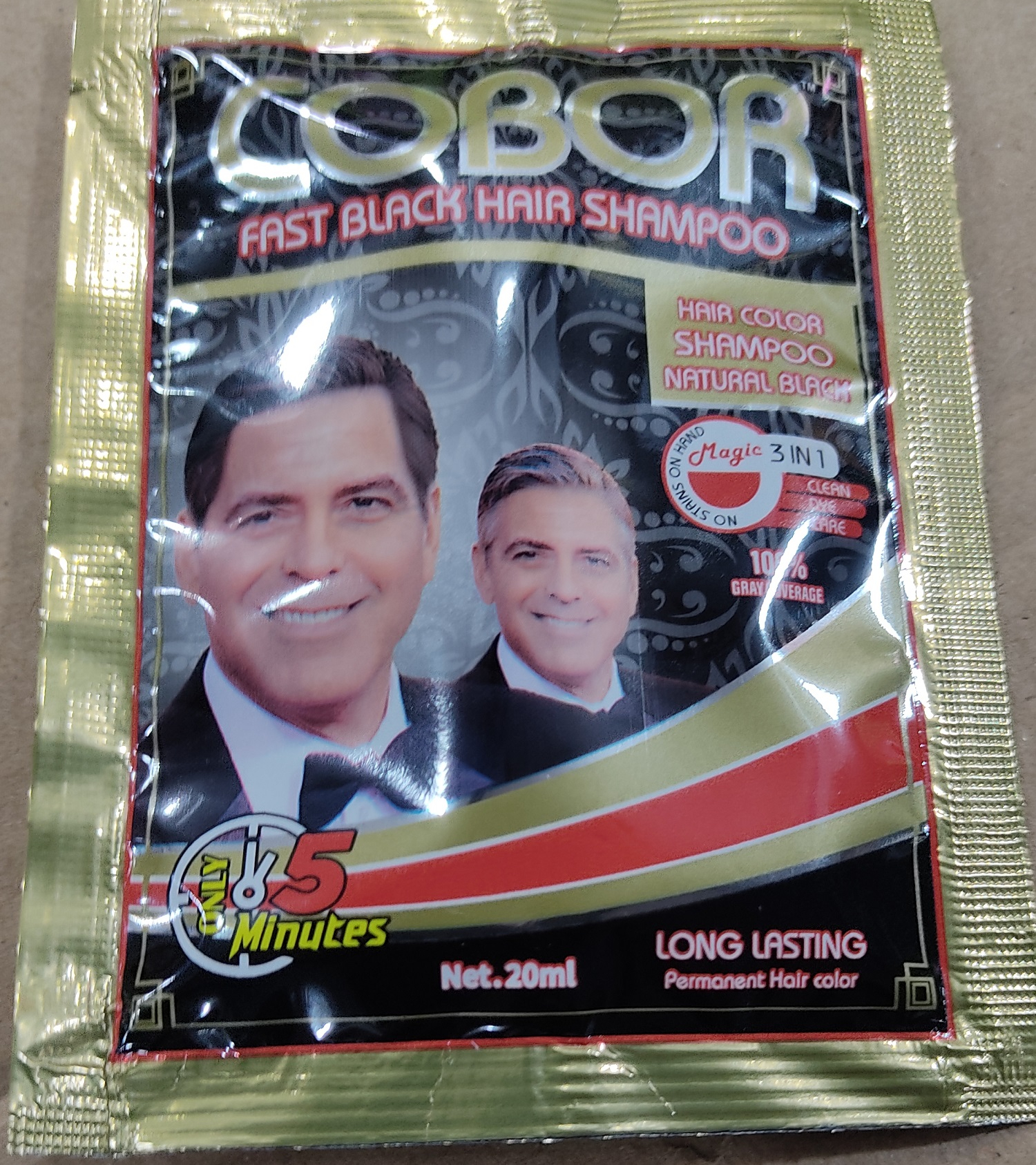 1 Piece Cobor Hair Color Natural Black Shampoo | Hair Color Shampoo For Men & Women | Best Quality Shampoo 25g - Image 7