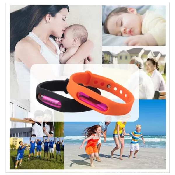 Mosquito killer band | Mosquito Repellent Bracelet | Plant Essential Oil Silicone | Anti-Mosquito Wristband Bugs Away, Suitable for Children and Adults (Random Color) - Image 7