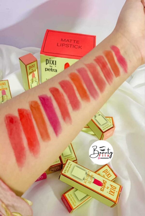 Pixi 12-Color Waterproof & Long-Lasting Lipstick Set - Vibrant, Smudge-Proof Shades for All-Day Wear - Image 5