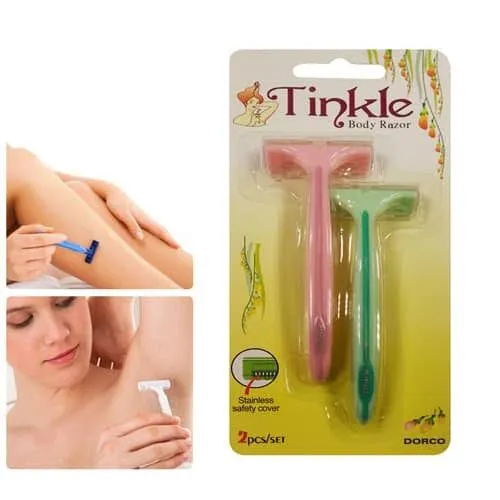 2 Pcs set Tinkle Body Hair Remover Razor For Women - Image 2