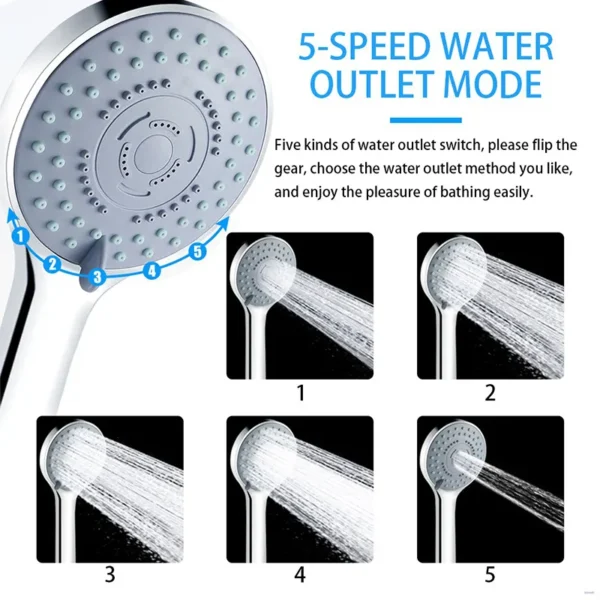 (NW000261) Stainless Steel Bathroom Shower Set  (Without Box) - Image 4