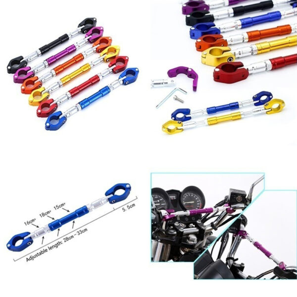 (NW000217) Motorcycle Cross Bar Handle Adjustable New Design Universal Fitting YBR / CG 125 / CD 70 / GS 150 (random color) - Image 4