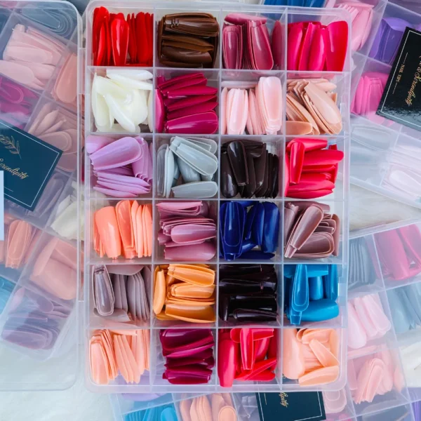 144 Pcs Nails Box Artificial Nails Pack + 1 Nail Glue - Image 6