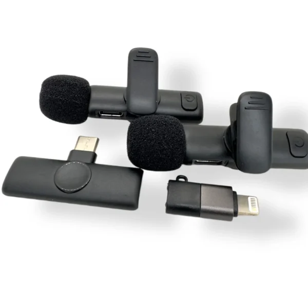 k11 Type-C Wireless Microphone K8 Collar Mic for Type C - Noise Cancellation Reduction Wireless Mic for Phone for Mobile Phone Camera, - Image 7