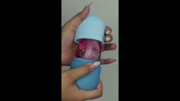 Reusable Facial Ice Roller for Face | Enhance Skin Glow Shrink &Tighten Pores (random color) - Image 2