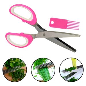Vegetable Shredding Cutter Shear Scissor | Scissor for cutting / Chopping vegetable, meat, chicken, herbs (Random color)
