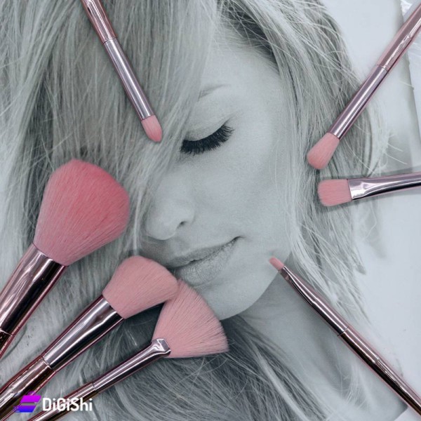 5pcs Poive Makeup Brush Set for Girls & Women - Image 2