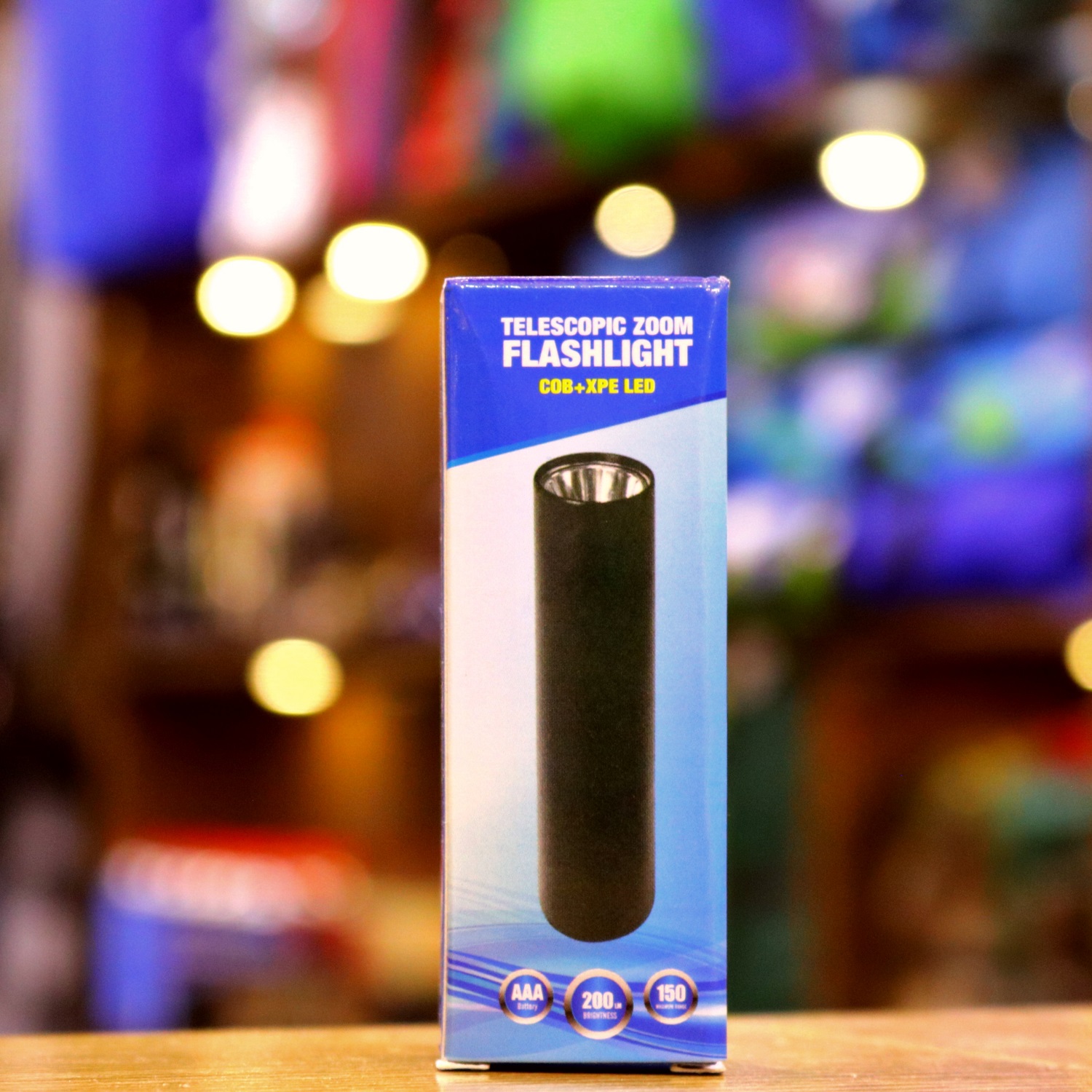 LED 517 Telecopic Zoom flashlight Cob+Xpe Handheld Rechargeable Flashlight USB Charging - Image 3