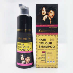 Subaru 3 in 1 Black Hair Color Shampoo | Hair Color Shampoo For Men & Women | Best Quality Shampoo - 200 ml